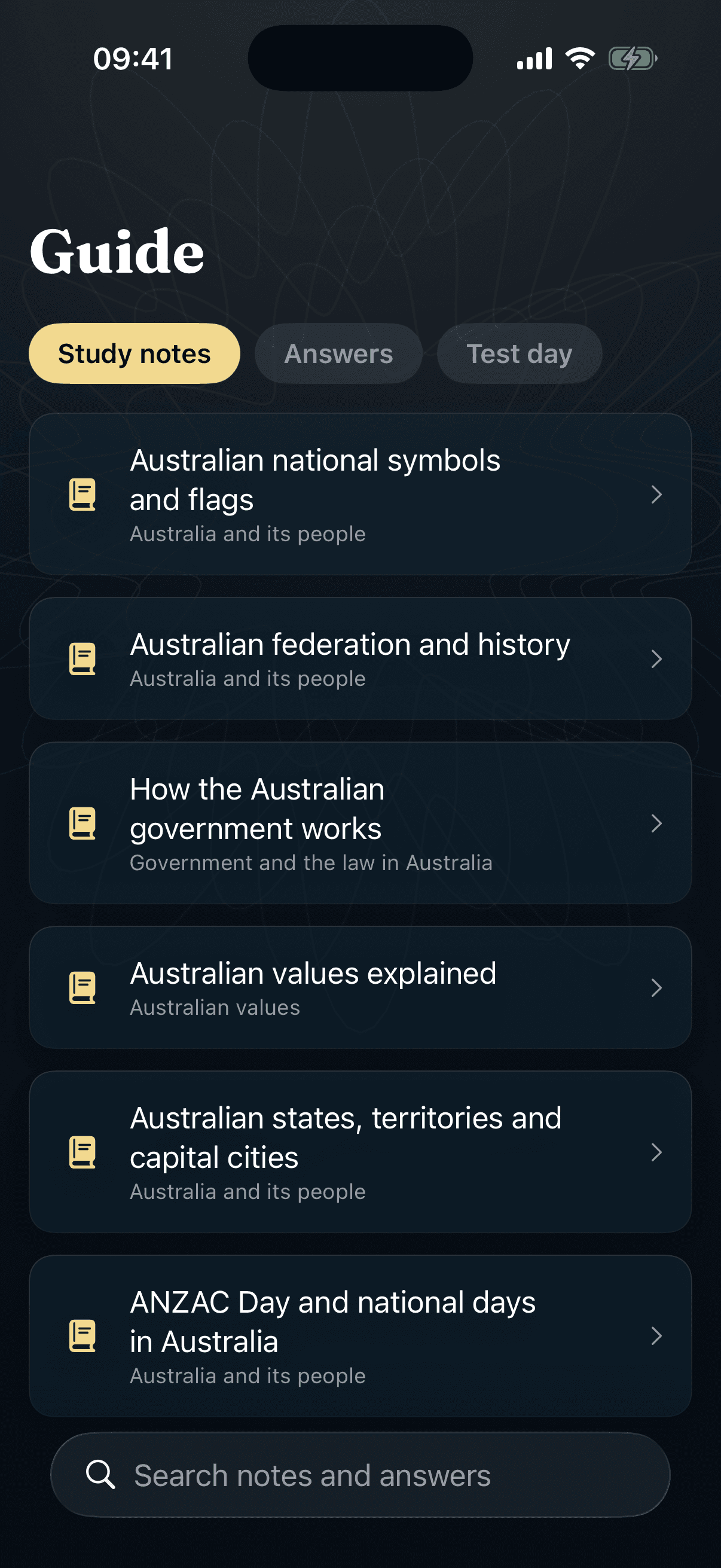 Australian Citizenship Test — 1