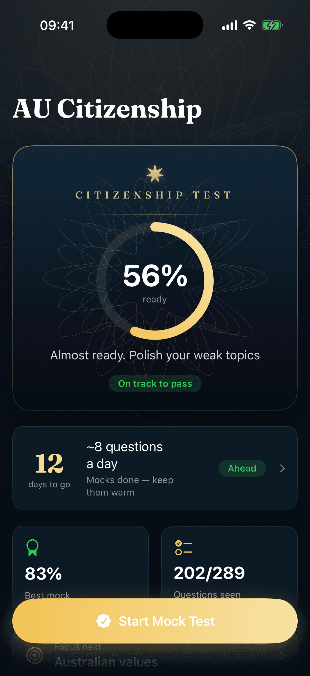 Australian Citizenship Test — 2