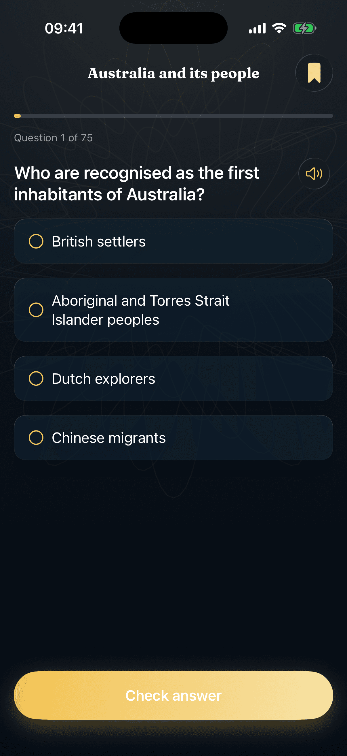 Australian Citizenship Test — 4