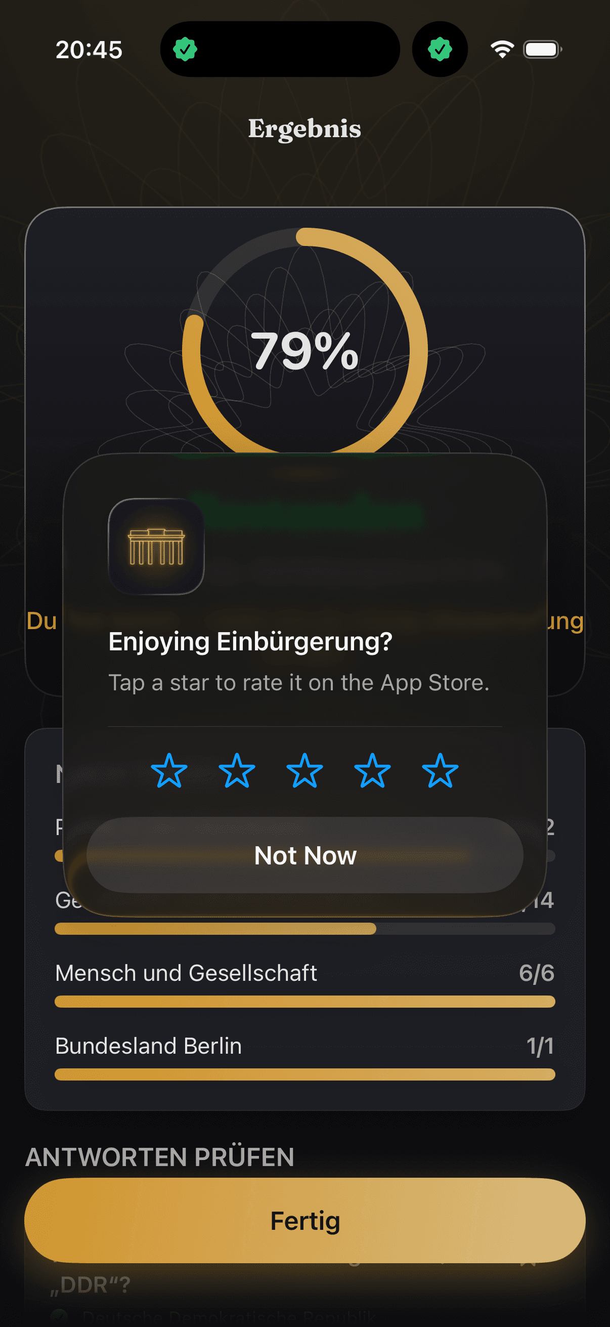 Einbürgerungstest — 5