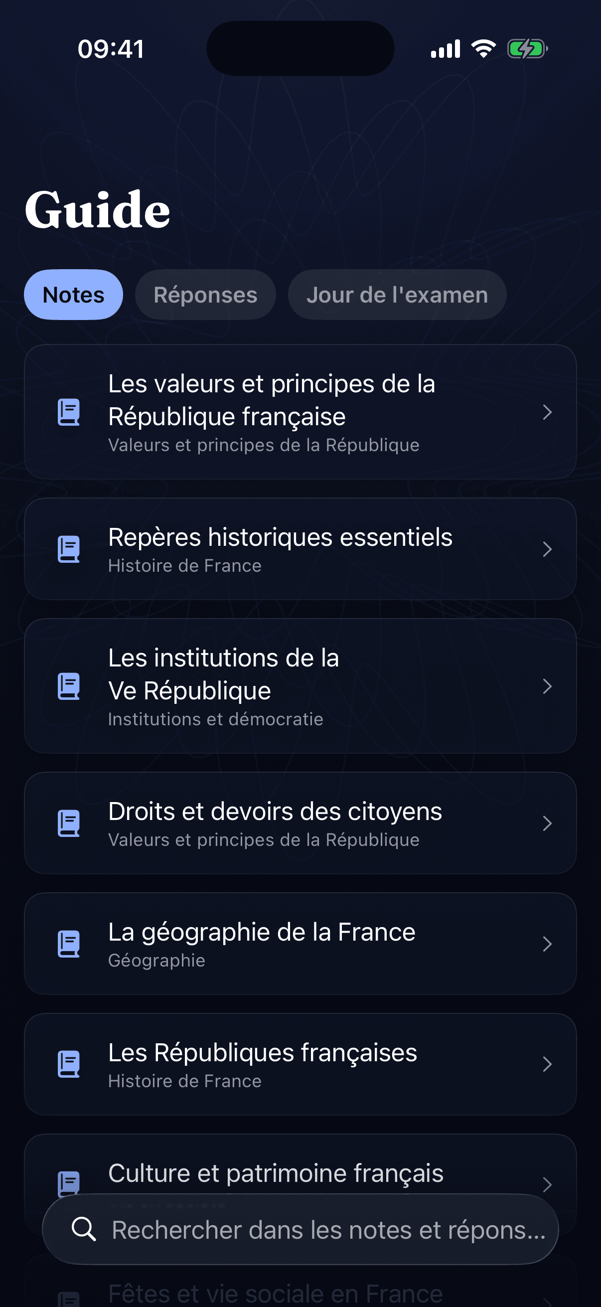 Examen Civique — 1
