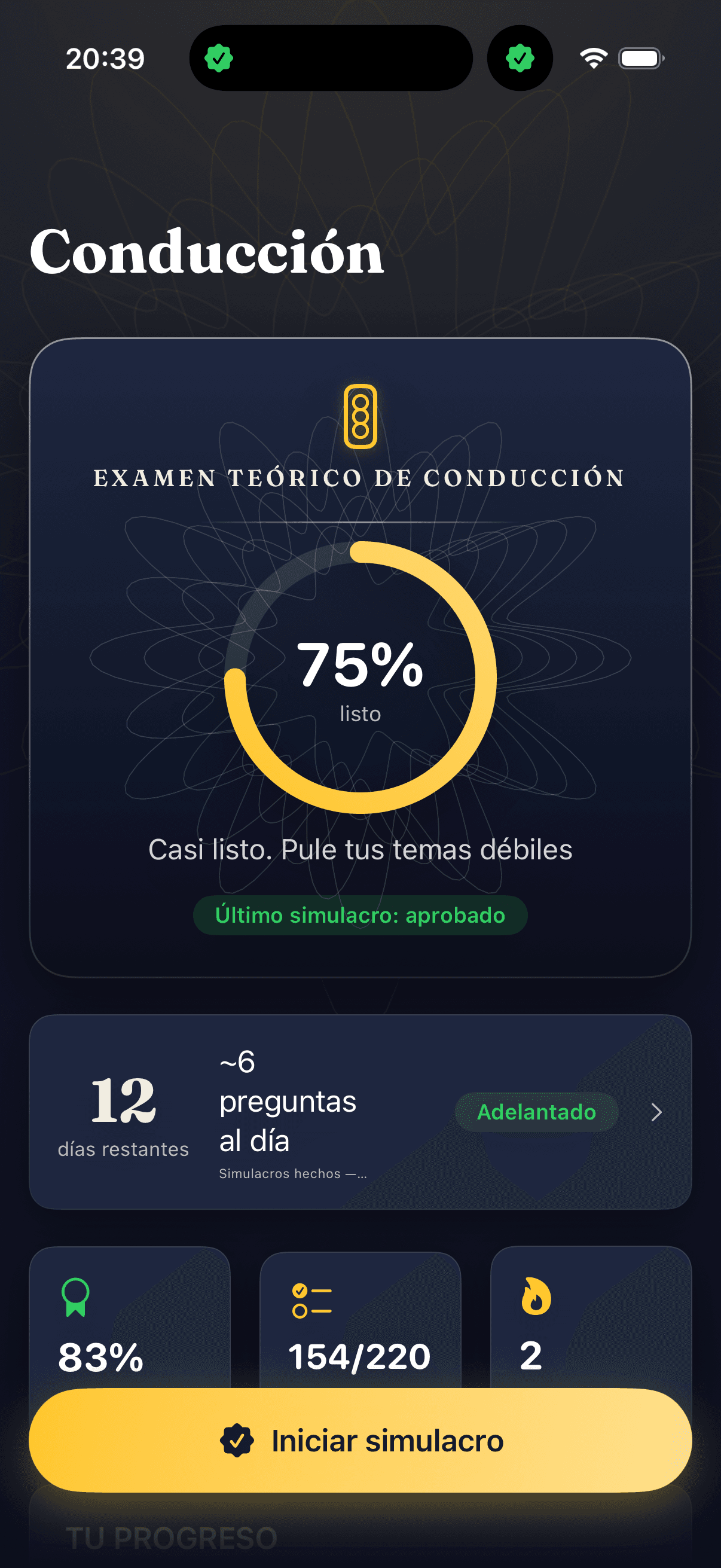 Examen de Conducción — 2