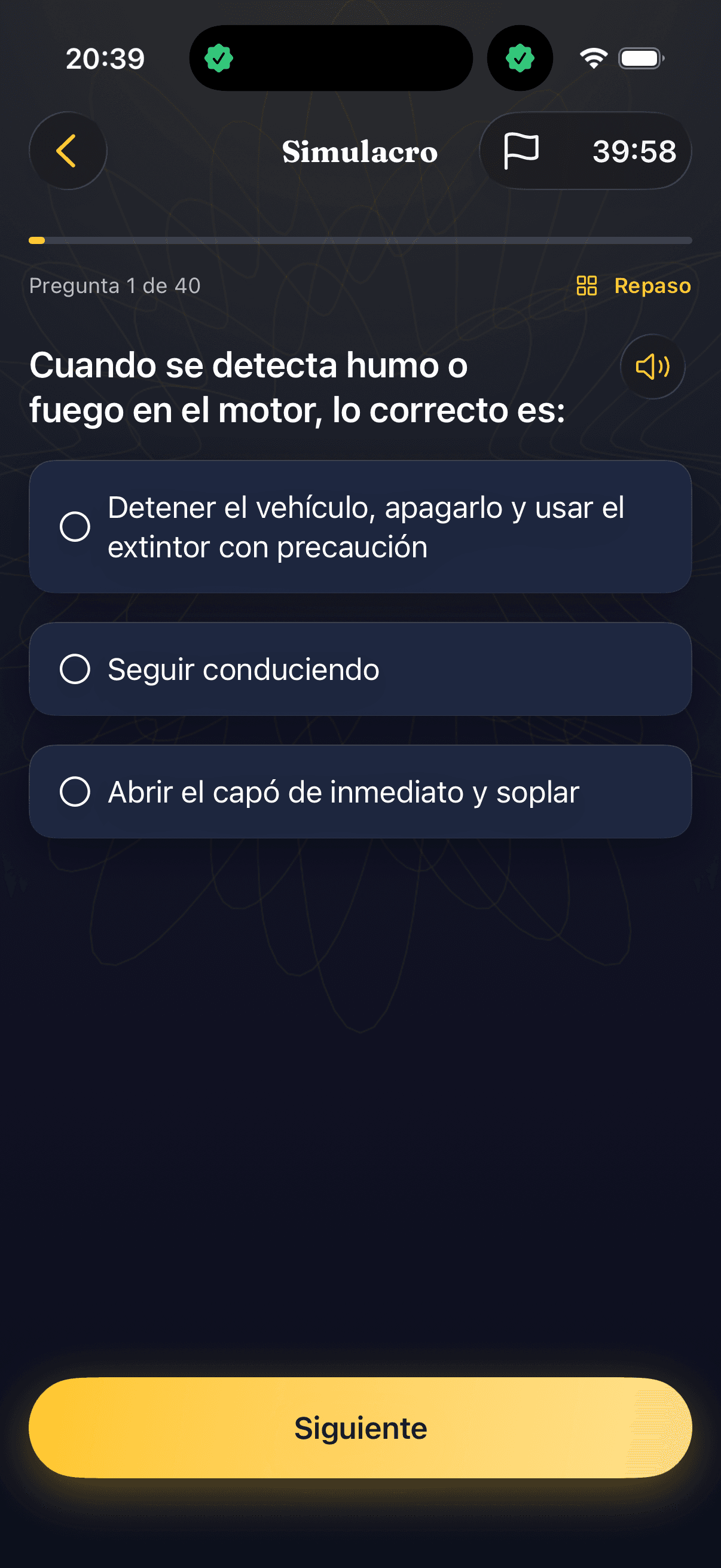 Examen de Conducción — 3