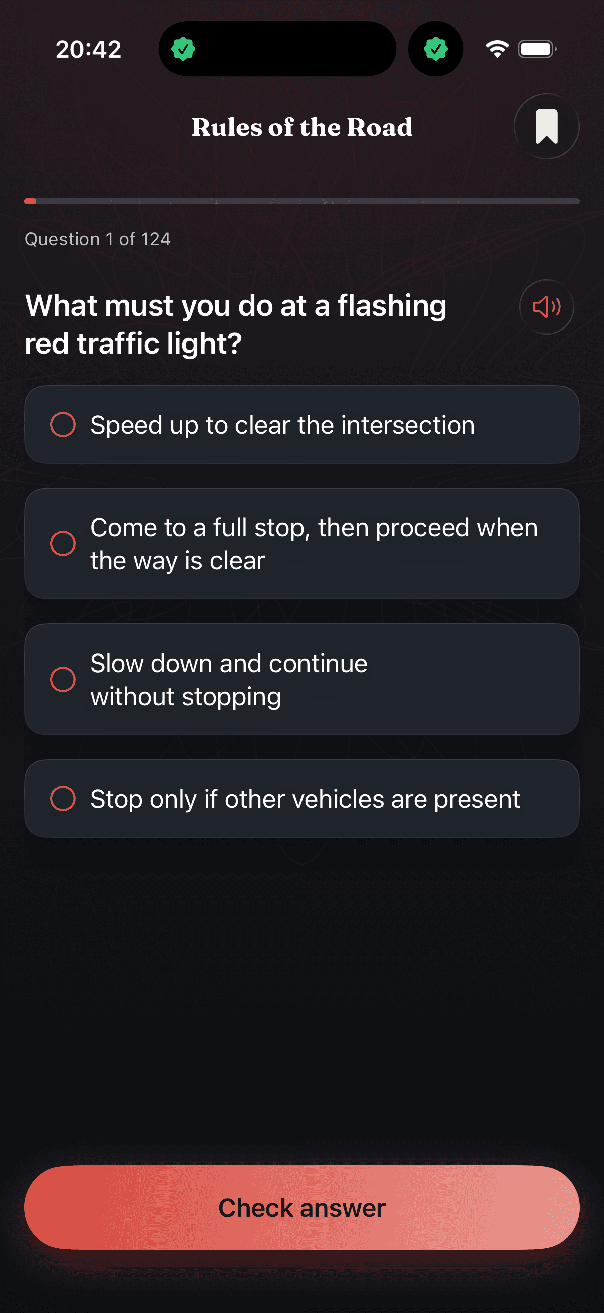 G1 Knowledge Test — 4
