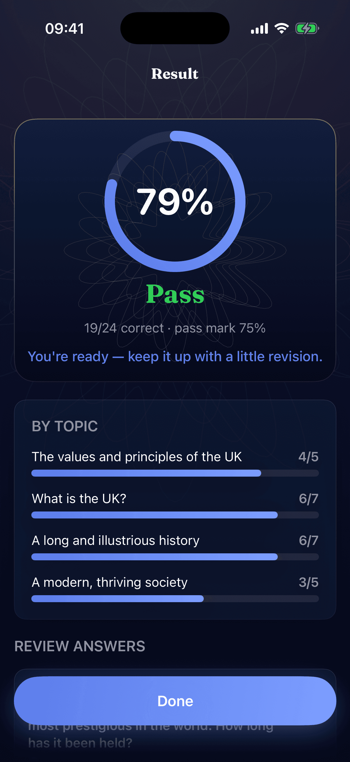 Life in the UK Test — 5