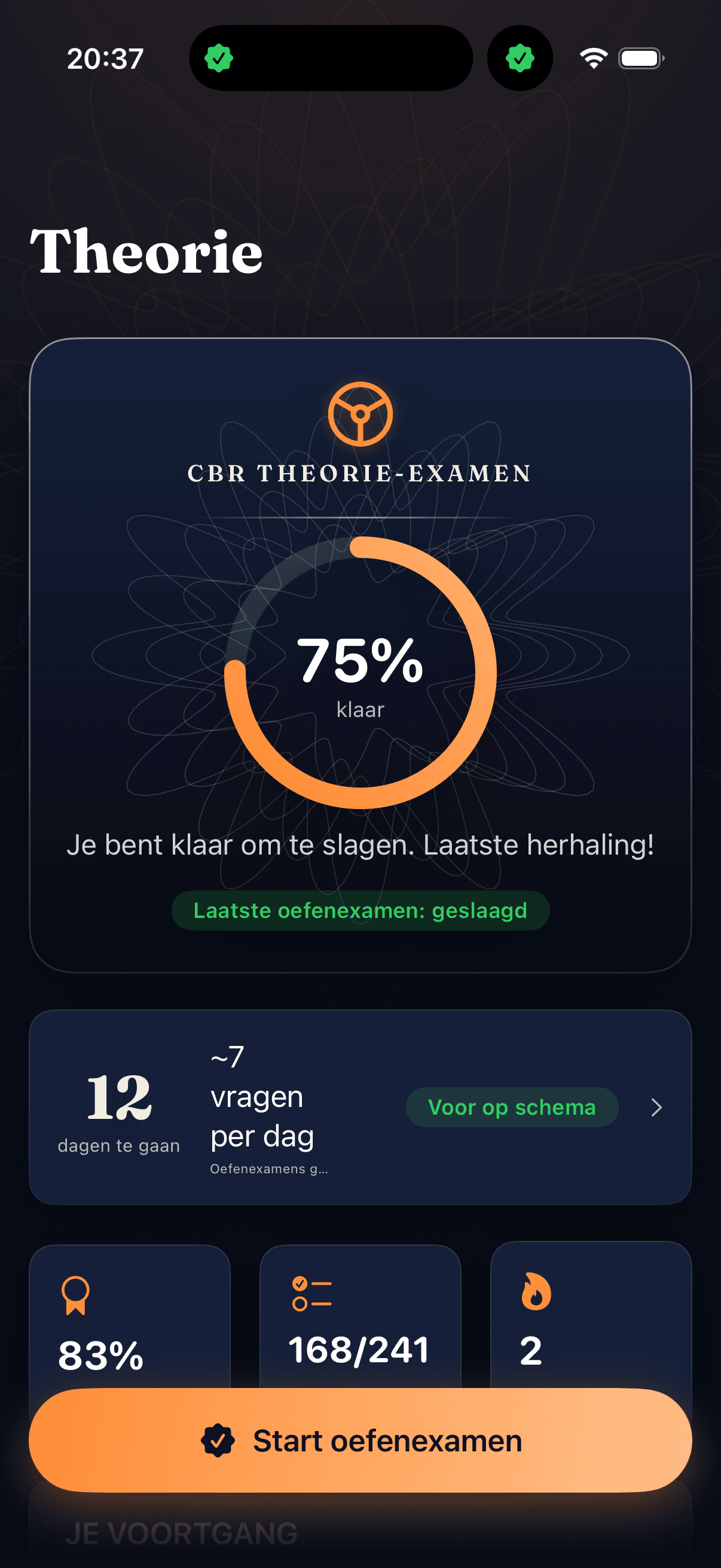 Theorie Examen — 2